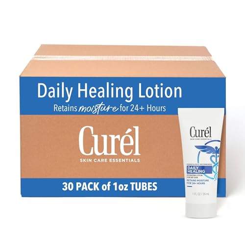 Daily Healing Body Lotion with Ceramides - 1 Fl Oz Pack of 30 - Dry Skin Relief