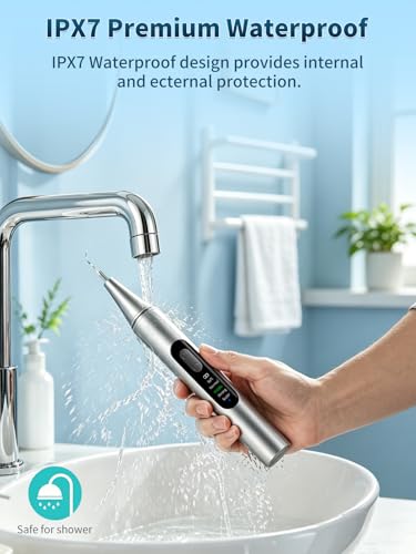 Electric Teeth Plaque Remover Kit with LED Light & 5 Modes - Tartar & Dental Cleaning Tool