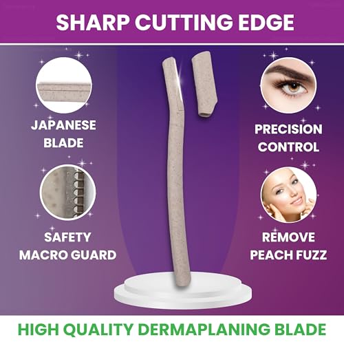Dermaplaning Tool for Face ? Removes Peach Fuzz & Exfoliates Skin | Dermaplane Blade | Facial Razors for Women | Derma Razor | Facial Razor | Face Shaver for Women | Microblade