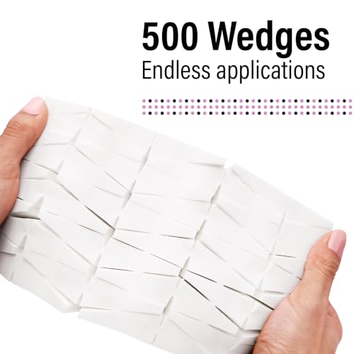 Artist’s Choice 500 Pack Makeup Wedges - Disposable Latex-Free Sponges for Foundation