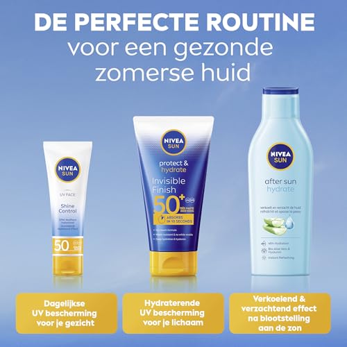Invisible Finish Sunscreen Lotion for Body and Face - Lightweight, Fast-Absorbing Moisturizer, 150ml