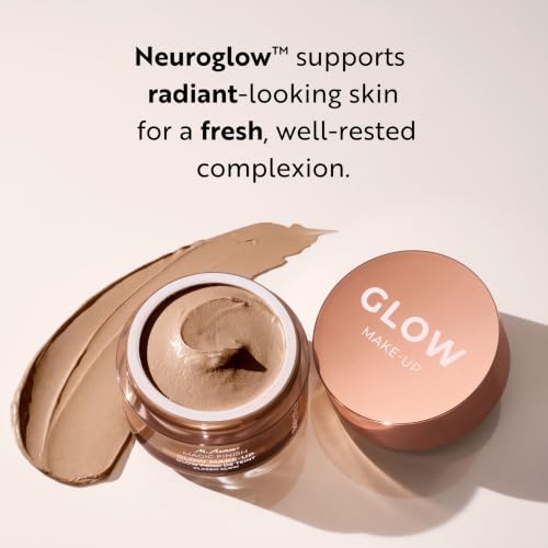 Glow Make-up Mousse Classic Glow 1.01 Fl.oz. - Radiant 4-in-1 Primer, Foundation & Highlighter