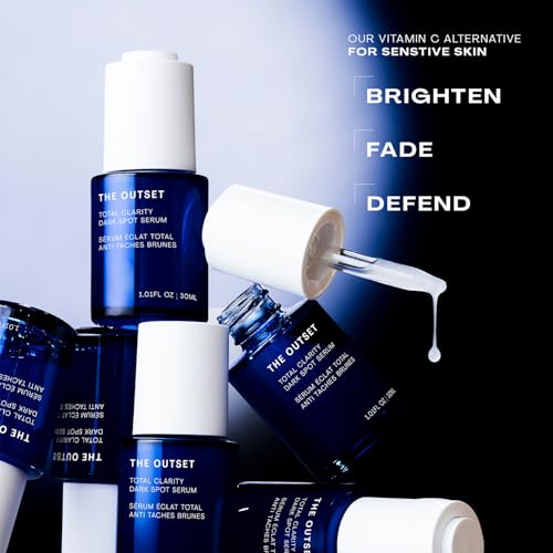 The Outset Total Clarity Dark Spot Serum with Melaneven¢â, Lightweight Brightening Facial Serum for Uneven Tone, Gentle & Non-Comedogenic for Sensitive Skin ? 1 fl oz