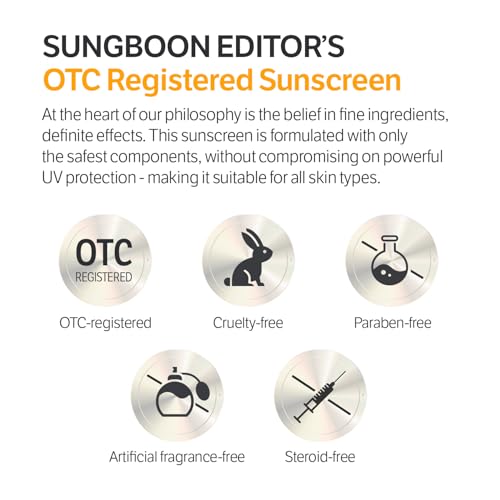 SUNGBOON EDITOR Daily Invisible Blurring Sunscreen with Broad Spectrum SPF 40 Invisible Sunscreen for Face, Makeup Primer spf, 50ml, 1.69 fl.oz, Oil Free, Weightless (Pack of 2)