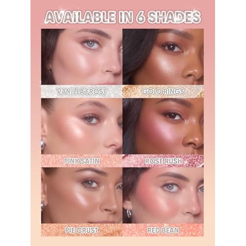SHEGLAM Buttery Bling Highlighter stickCream Milk Makeup for Face-Rose Rush