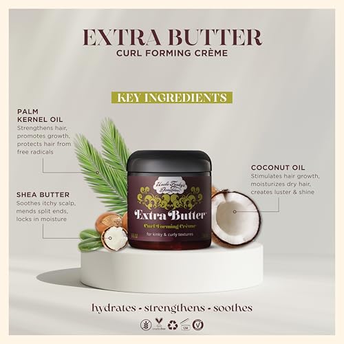 Extra Butter Curl Forming Creme - 8 oz Pack of 1 for Defined Soft Curls