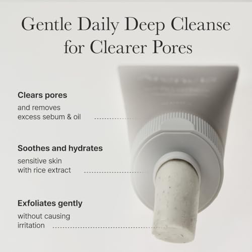 ARENCIA Rice + LHA Pore Control Rice Cake Cleanser - Deep Cleansing for All Skin Types - 150ml / 5.07 fl oz