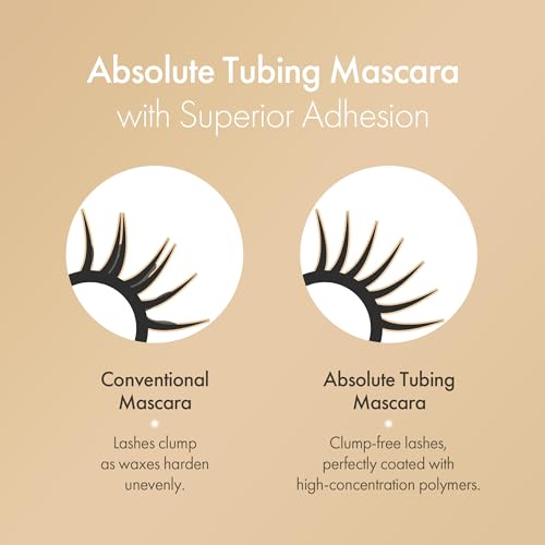 Volumizing Tubing Mascara for Short & Droopy Lashes - Long-Lasting & Smudge-Proof