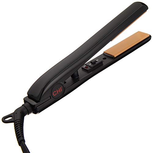 CHI Tourmaline Ceramic Mini Flat Iron 0.75" Black Hair Straightener