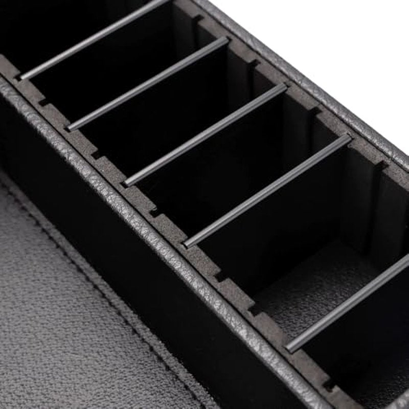 Barber Storage Box,Hairdressing Tool Holder, Multifunctional Detachable Large Storage Box, Shear Holder PU Leather Salon Scissors Holder, Hair Cutting Tools Storage Case for Barber Accessories(Large)