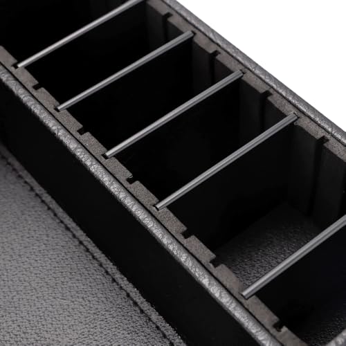 Large Barber Storage Box with Detachable Organizer & Shear Holder - PU Leather Salon Tool Case