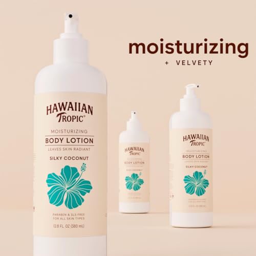 Hawaiian Tropic Body Lotion Bulk Pack - 5 x 12.8 fl oz Hotel & Hospitality Use