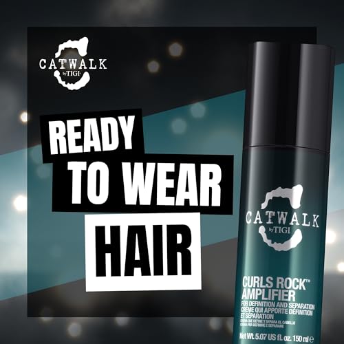 TIGI Catwalk Curls Rock Amplifier Curl Cream 2-Pack for Defined, Frizz-Controlled Waves