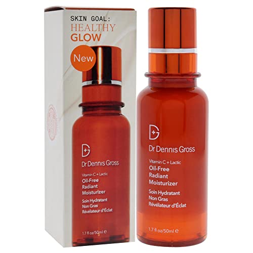 Oil-Free Vitamin C Lactic Acid Moisturizer for Radiant Skin - 1.7 oz