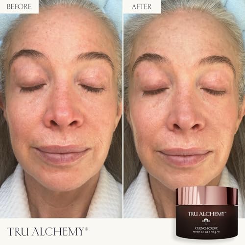 Tru Alchemy Quench Cr?me Daily Facial Moisturizer | Hyaluronic Acid, Vitamin C, & Bakuchiol (better than Retinol) | Daily Firming Skin Moisturizer Face Cream for Women | 1.7 fl oz/48 g