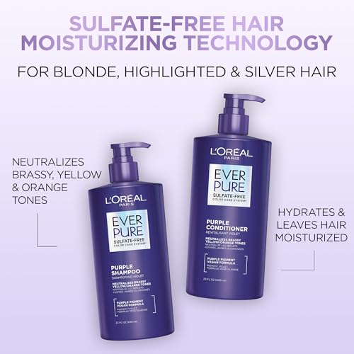 Purple Toning Conditioner for Blonde & Silver Hair 23 fl oz Pack of 2