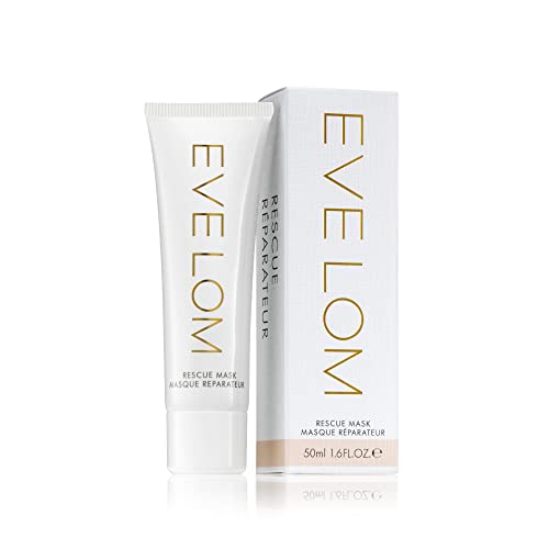 EVE LOM Rescue Mask | Facial mask that purifies and hydrates at the same time. Honey-infused Kaolin Clay conditions skin while ground almonds gently exfoliate when dried mask is buffed off to reveal a brighter complexion. Hydrates up to 72 hours.