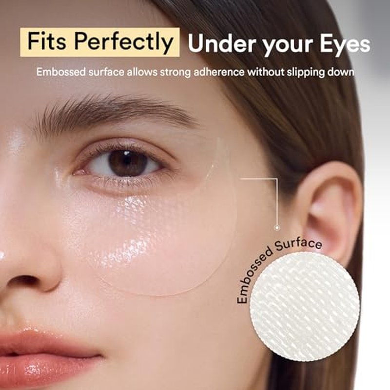 Abib PDRN & Collagen Eye Patch (60ea) Duo: Eye Patches for Wrinkles & Fine Line with Jericho Rose Jelly, 60 Count, Korean Skin Care