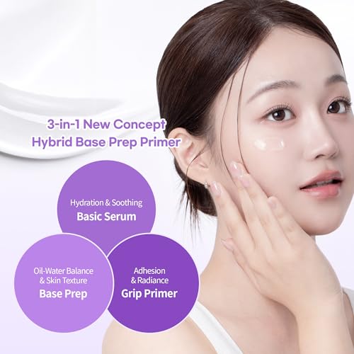 Hydrating Face Primer with Hyaluronic Acid & Collagen – Smoothing & Long-Lasting Makeup Grip