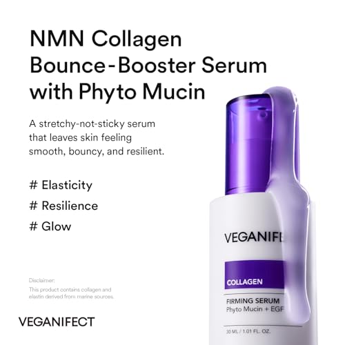 Vegan Collagen Serum with Phyto Mucin & Peptides for Skin Elasticity