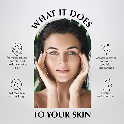 Facial Night Serum with AHA + Collagen, Night Serum for Face, Anti Aging Night Serum, Collagen Boost Anti Aging Serum, Nutrient-Rich Night Face Serum with Vitamins C, B, E, Collagen Skin Care