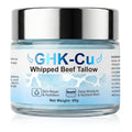 Richie House GHK-Cu Copper Peptide & Grass-Fed Tallow Balm - Whipped Beef Tallow Moisturizer - Infused with GHK-Cu Copper Peptides, Methylene Blue & Raw Honey, Anti-Aging Face Balm for All Skin, 2 oz