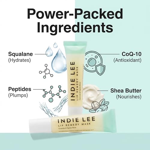 Indie Lee Lip Remedy Moisturizing Lip Mask with Shea & Squalane 0.47oz