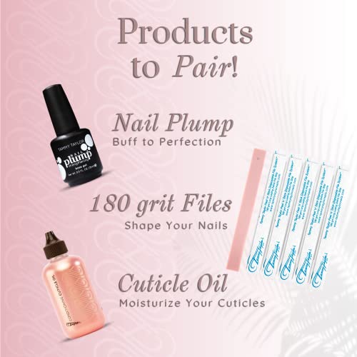 Tammy Taylor Peel ¡®N¡¯ Stick Clean Finish Buffer, Natural Nail Buffing File for Fingernails and Toenails, Professional, Sanitary, Replaceable, Durable Cloth Material (10 Pack)