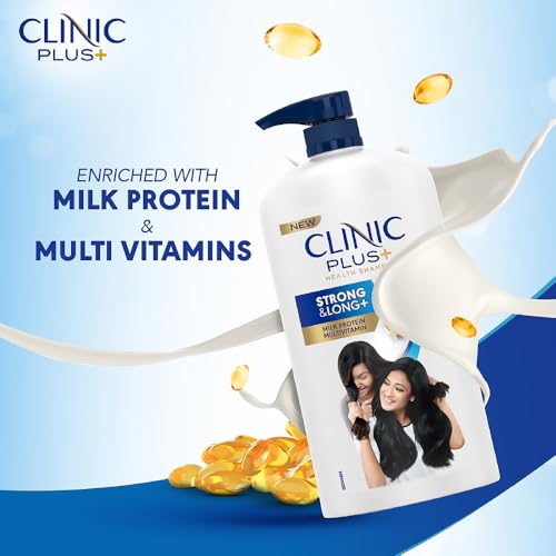 Strong & Long Hair Shampoo with Milk Proteins & Multivitamins - 1L