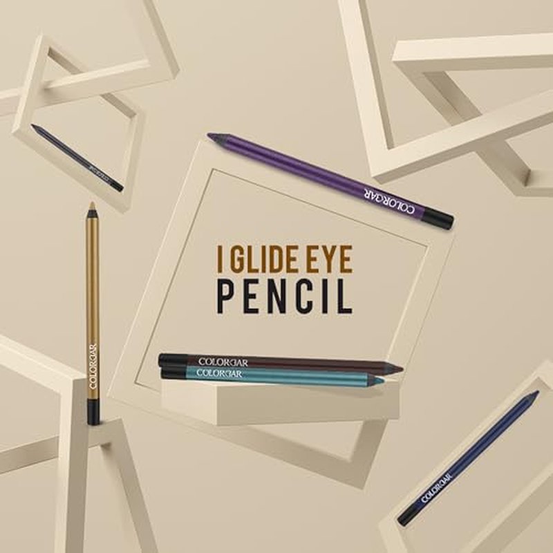 Colorbar I-Glide Eye Pencil - Long Lasting Eyeliner Pencil - Waterproof and Smudge-Proof - Black - 006 Blackout - 0.03 oz