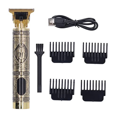 Alomejor Beard Trimmer,Non Slip Frame Washable Blade Hair Trimmer T Blade for Men Barbers Home Use Professional Grooming Gifts