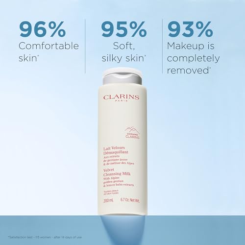 Clarins Velvet Cleansing Milk 6.7oz - Hydrating, Balancing Skin, All Skin Types