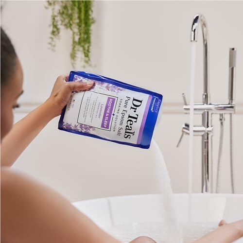 Lavender Epsom Salt Soaking Solution & Foaming Bath Duo - 41 Fl Oz Pack of 2