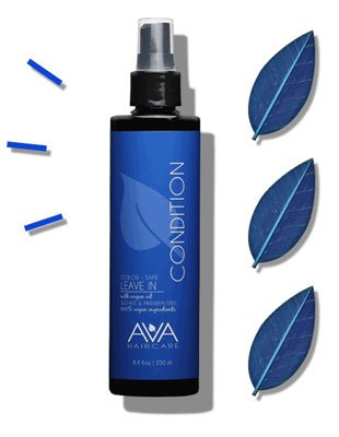 Ava Haircare Vegan Leave-In Conditioner - Sulphate & Paraben Free, Moisturizing Hair Treatment, 8.4oz