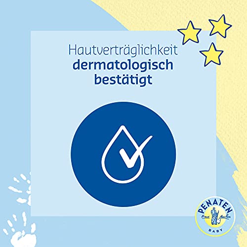 Penaten Bad & Shampoo, sanft reinigendes & pflegendes 2 in 1 Badezusatz Waschgel & Baby Shampoo (1 x 400 ml)