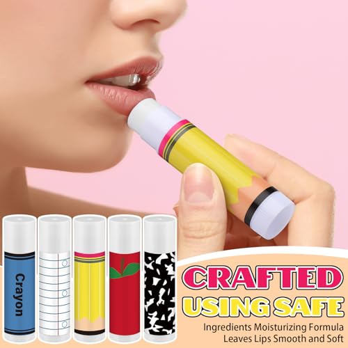 Fresh 30 Pack Christmas Teacher Appreciation Lip Balm Gifts Bulk with Teacher Week Design