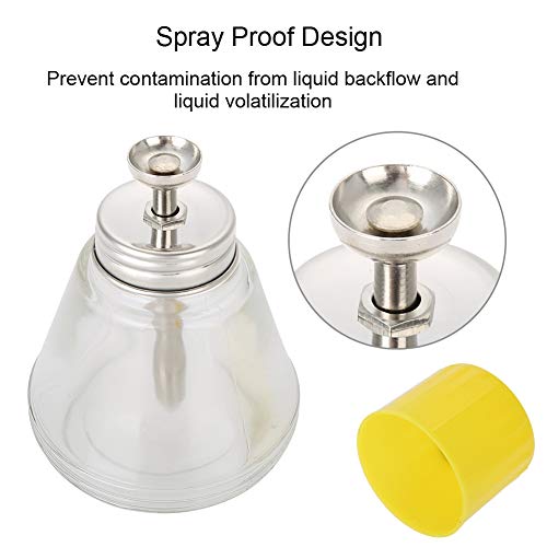 ZJchao 180 ml Press Bottle, Empty Bottle Nail Pump That can Store Nail Polish or Alcohol
