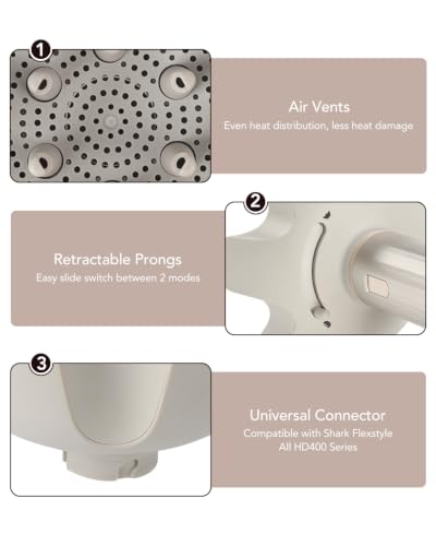 Curl Defining Diffuser Attachment for Shark FlexStyle HD400 Series