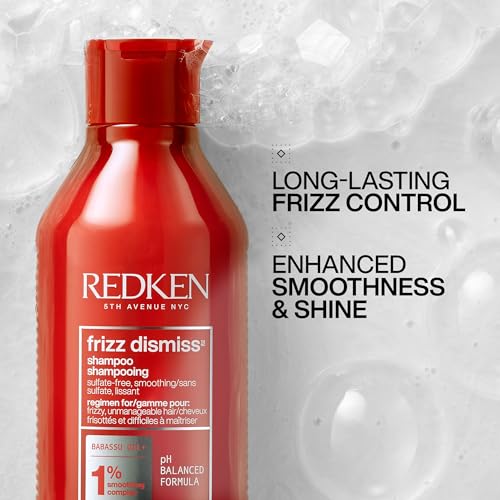 Redken Frizz Dismiss Anti-Frizz Shampoo 10.1 Fl Oz - Sulfate-Free, Humidity Protection