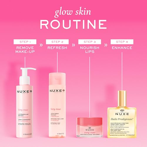 Gentle Makeup Remover Milk for Face & Eyes - Rose & Hydration, 6.8 Fl Oz