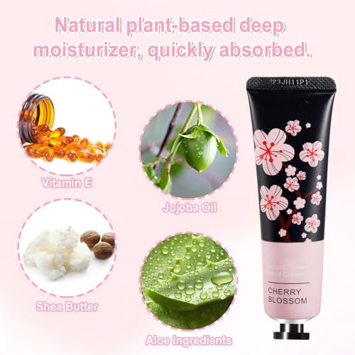 100 Pack Moisturizing Hand Cream Set for Women - Travel Size, Fragrance Varieties