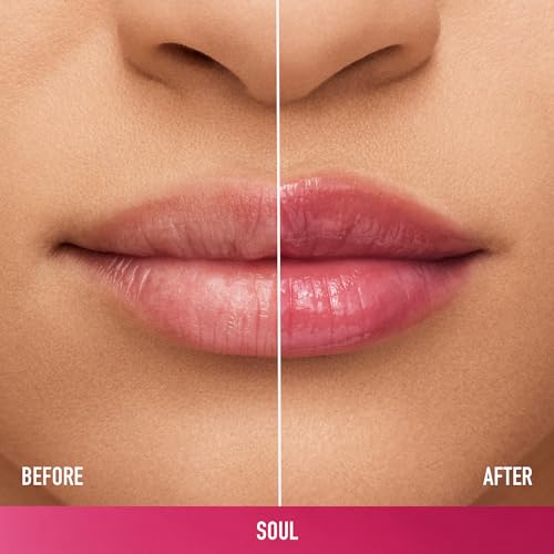 bareMinerals Dewy Lip Gloss Balm - Soul, Vegan Hydrating Lip Shine 0.1 oz