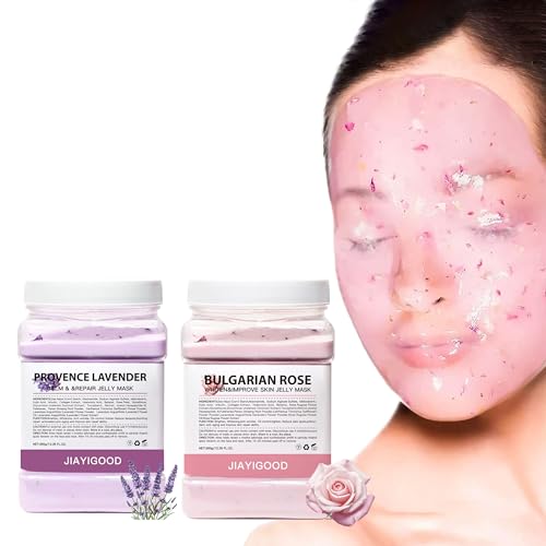 Hydrating Jelly Face Mask with Rose & Hyaluronic Acid for Deep Skin Nourishment