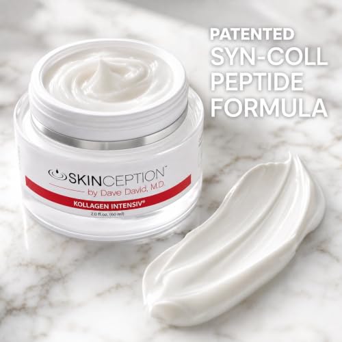 Skinception Kollagen Intensiv Anti-Aging Cream – 2 fl oz (60 ml) – Reduces Wrinkles & Crow’s Feet