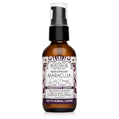Cold-Pressed Rwandan Maracuja Oil for Skin, Natural Vitamin C & Moisturizer, 2 oz