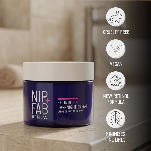 Nip+Fab Retinol Fix 3% Overnight Cream - Advanced Youth-Boosting Anti-Aging Skincare