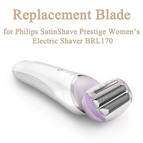 maxeylead Woman Shaver Replacement Blade Compatible with Philips SatinShave Prestige Women's Electric Shaver BRL170