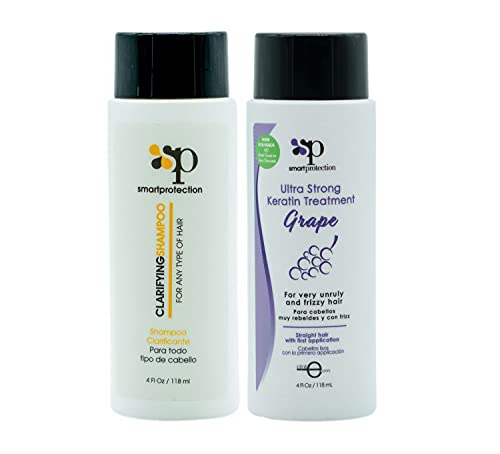 Smart Protection Grape Keratin Treatment & Clarifying Shampoo 4oz