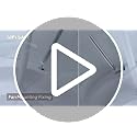 AIKVSXER 20in Modern Flush Mount Ceiling Fan with Lights & Remote