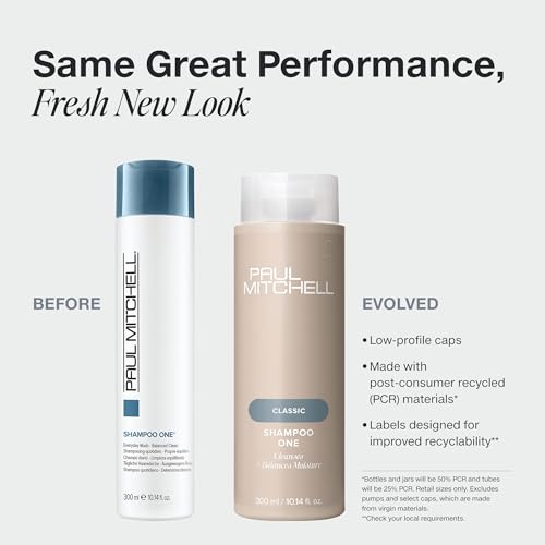 Paul Mitchell Shampoo One 33.8 Fl Oz - Cleanses & Balances Moisture for All Hair Types